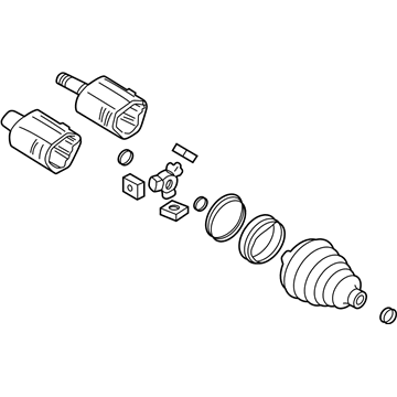 GM 26075588 CV Joints, Front 26075588 GM CV Joints, Front Illustration 1 of 1