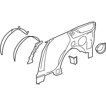Cadillac 88987546 Inner Panel Assembly