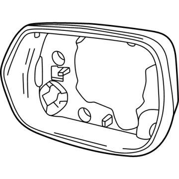 GM 87855587 Bezel, Rear Driver Side 87855587 GM Bezel, Rear Driver Side Illustration 1 of 1