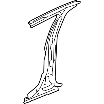 GM 22724354 Center Pillar Reinforcement, Outer Passenger Side 22724354 GM Center Pillar Reinforcement, Outer Passenger Side Illustration 1 of 1