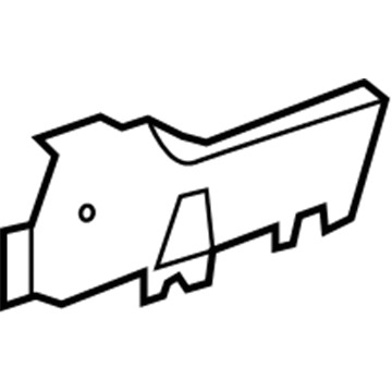 GM 13253233 Front Reinforcement, Driver Side 13253233 GM Front Reinforcement, Driver Side Illustration 1 of 1