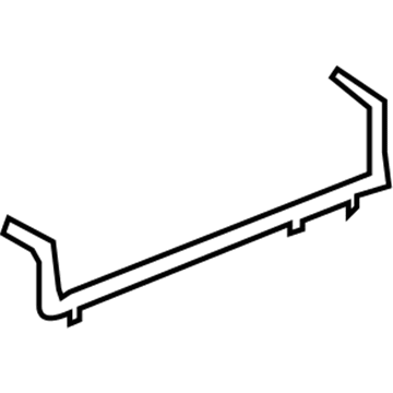 13248178 GM Center Pillar Reinforcement Baffle, Rear Inner Side Illustration 1 of 1