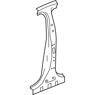 GM 20979349 Center Pillar Reinforcement, Driver Side 20979349 GM Center Pillar Reinforcement, Driver Side Illustration 1 of 1