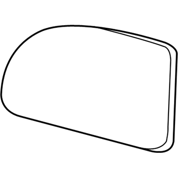 Pontiac 22629356 Mirror Glass