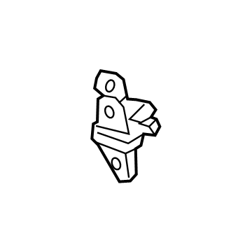 13581566 GM Upper Hinge, Rear Driver Side Illustration 1 of 1