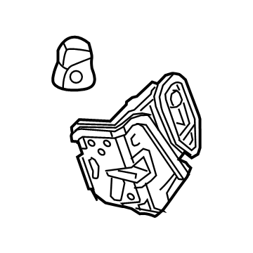 GM 13540567 Lock Actuator, Rear Driver Side 13540567 GM Lock Actuator, Rear Driver Side Illustration 1 of 1