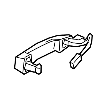 13527212 GM Handle, Outside, Rear Illustration 1 of 1