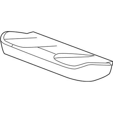 GM 25999189 Seat Cushion Pad 25999189 GM Seat Cushion Pad Illustration 1 of 1