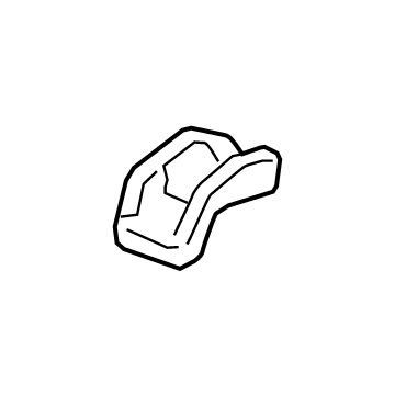 GM 26422108 Cover, Rear Seat Adjuster/Recliner 26422108 GM Cover, Rear Seat Adjuster/Recliner Illustration 1 of 1