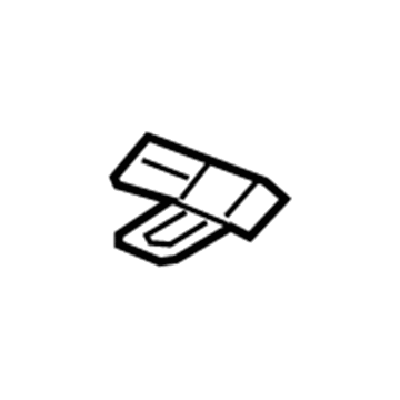 GM 23369667 Child Seat Bracket, Driver Side 23369667 GM Child Seat Bracket, Driver Side Illustration 1 of 1