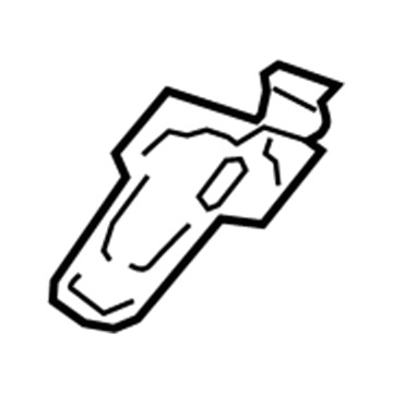 GM 23254376 Seat Belt Reinforcement, Driver Side 23254376 GM Seat Belt Reinforcement, Driver Side Illustration 1 of 1