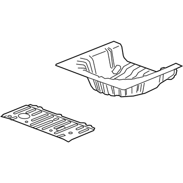 84218430 GM Rear Floor Pan Illustration 1 of 1