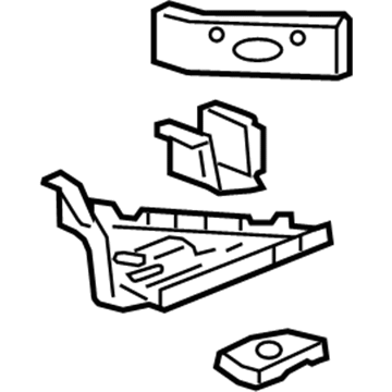 84284572 GM Inner Panel, Driver Side Illustration 1 of 1