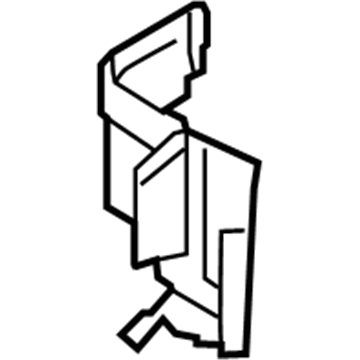 GM 84056162 Side Extension, Driver Side 84056162 GM Side Extension, Driver Side Illustration 1 of 1