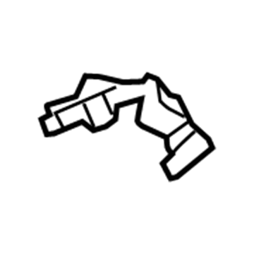 GM 84218955 Lower Rail Lower Support, Rear Passenger Side 84218955 GM Lower Rail Lower Support, Rear Passenger Side Illustration 1 of 1