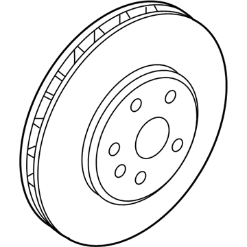 GM 25750248 Rotor, Front 25750248 GM Rotor, Front Illustration 1 of 1