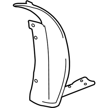 Chevy Corvette Fender Splash Shield - 20882669