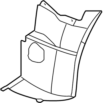 Chevy Corvette Fender Splash Shield - 15834374