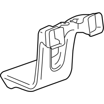 23419223 GM Outlet Duct Illustration 1 of 1