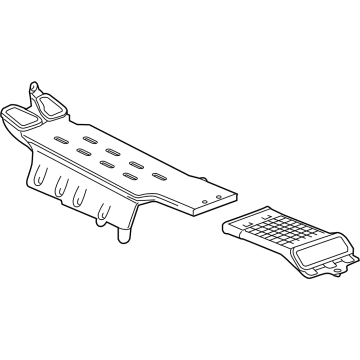 84257701 GM Center Duct Illustration 1 of 1