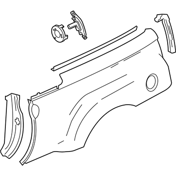 Chevy 15284779 Quarter Panel