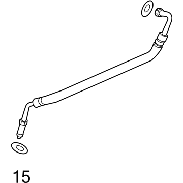 GM 23226913 Power Steering Return Hose 23226913 GM Power Steering Return Hose Illustration 1 of 1