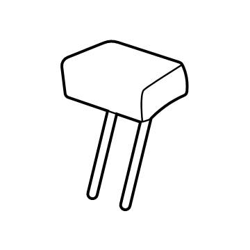 Buick 26529726 Headrest, Center