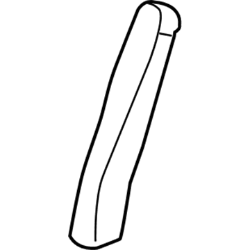 GM 19123905 Side Cover, Titanium, Rear Driver Side 19123905 GM Side Cover, Titanium, Rear Driver Side Illustration 1 of 1
