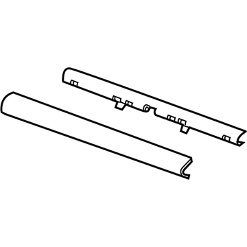 GM 19123267 Hinge Cover, Rear 19123267 GM Hinge Cover, Rear Illustration 1 of 1