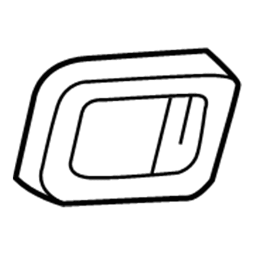 GM 15763014 Handle Bezel, Passenger Side 15763014 GM Handle Bezel, Passenger Side Illustration 1 of 1