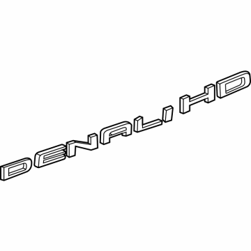 84337659 GM Nameplate Illustration 1 of 1