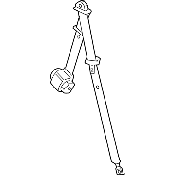 Chevy 19260304 Belt & Retractor