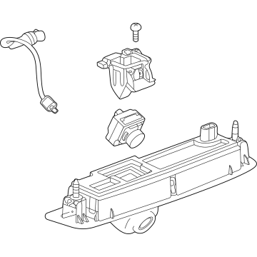 Cadillac 84974788 License Lamp Assembly