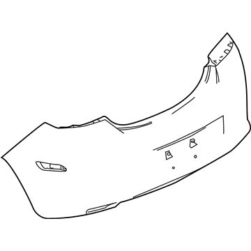 Saturn Bumper Cover - 94711094