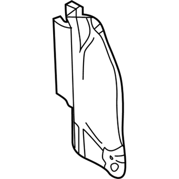 39130317 GM Gusset, Front Driver Side Illustration 1 of 1