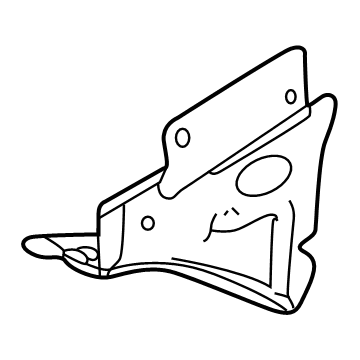 13465120 GM Front Extension, Passenger Side Illustration 1 of 1