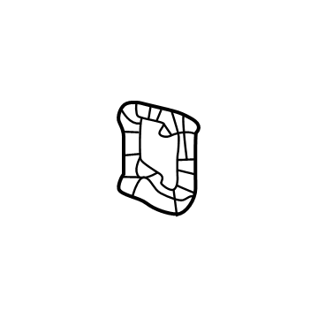 39116686 GM Front Extension Baffle, Driver Side Illustration 1 of 1
