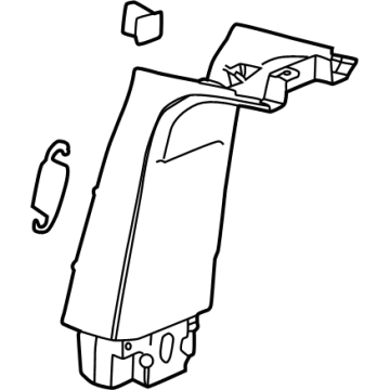 GMC 85631600 Upper Center Pillar Trim