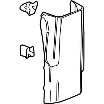 GM 85643161 Panel, Body Interior Trim, Center Inner 85643161 GM Panel, Body Interior Trim, Center Inner Illustration 1 of 1