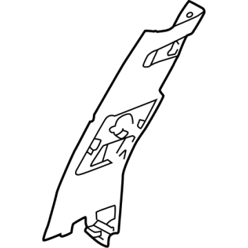 GMC 86784195 Windshield Pillar Trim