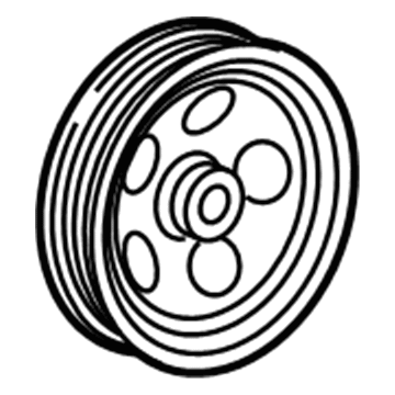GM 12605176 Power Steering Pulley 12605176 GM Power Steering Pulley Illustration 1 of 1