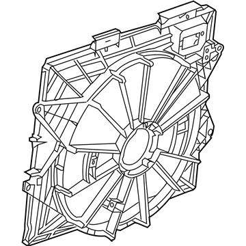 Cadillac 20914377 Fan Shroud