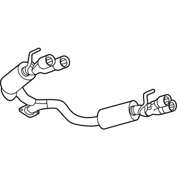 Chevy 86825904 Rear Muffler