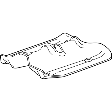 GM 15871538 Tank Shield 15871538 GM Tank Shield Illustration 1 of 1