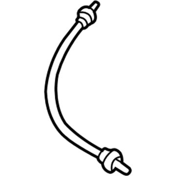 GM 16801406 Cable, Black, Front Passenger Side 16801406 GM Cable, Black, Front Passenger Side Illustration 1 of 1