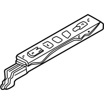 GM 16818121 Seat Adjuster, Front Passenger Side 16818121 GM Seat Adjuster, Front Passenger Side Illustration 1 of 1