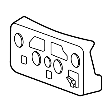 Cadillac 42816393 License Frame