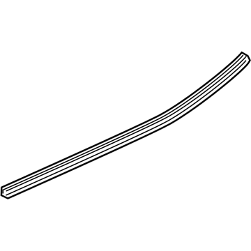 GM 84901900 Belt Molding, Rear Driver Side 84901900 GM Belt Molding, Rear Driver Side Illustration 1 of 1
