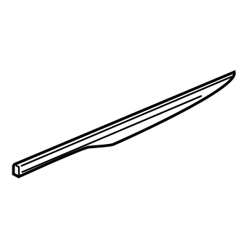 84514985 GM Insert Strip, Black, Rear Driver Side Illustration 1 of 1