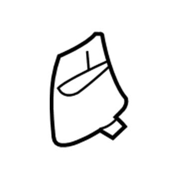 GM 10429691 Cover, Passenger Side 10429691 GM Cover, Passenger Side Illustration 1 of 1